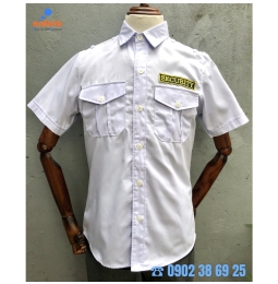 Áo đồng phục bảo vệ ngắn tay Nidala vải Kate Việt Nam