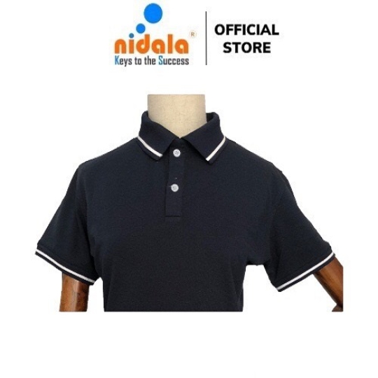 Áo thun polo cổ bẻ nữ NIDALA dáng vừa vặn, áo phông ngắn tay sang trọng, chất liệu thun cá sấu cao cấp