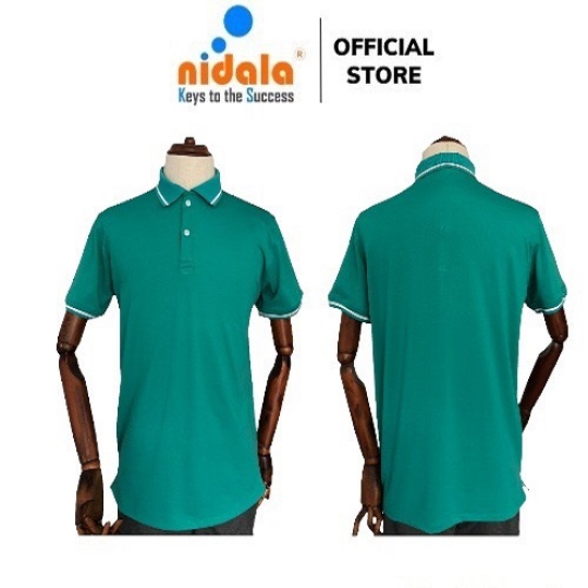 Áo thun polo cổ bẻ Nam NIDALA dáng vừa vặn, áo phông ngắn tay sang trọng, chất liệu thun cá sấu cao cấp