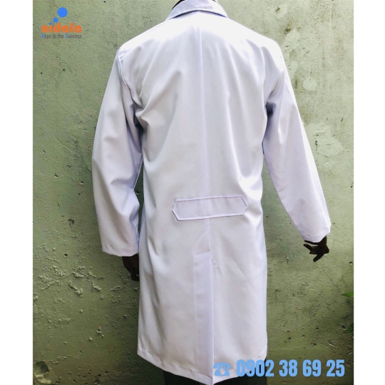 Áo blouse bác sĩ bigsize, size đại Nam Nữ dáng dài Nidala đường may đẹp, sắc xảo