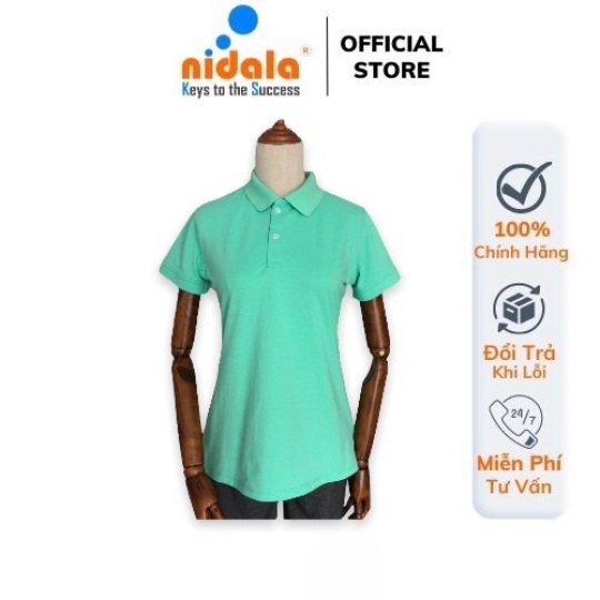 Áo thun polo cổ bẻ Nam NIDALA dáng vừa vặn, áo phông ngắn tay sang trọng, chất liệu thun cá sấu cao cấp